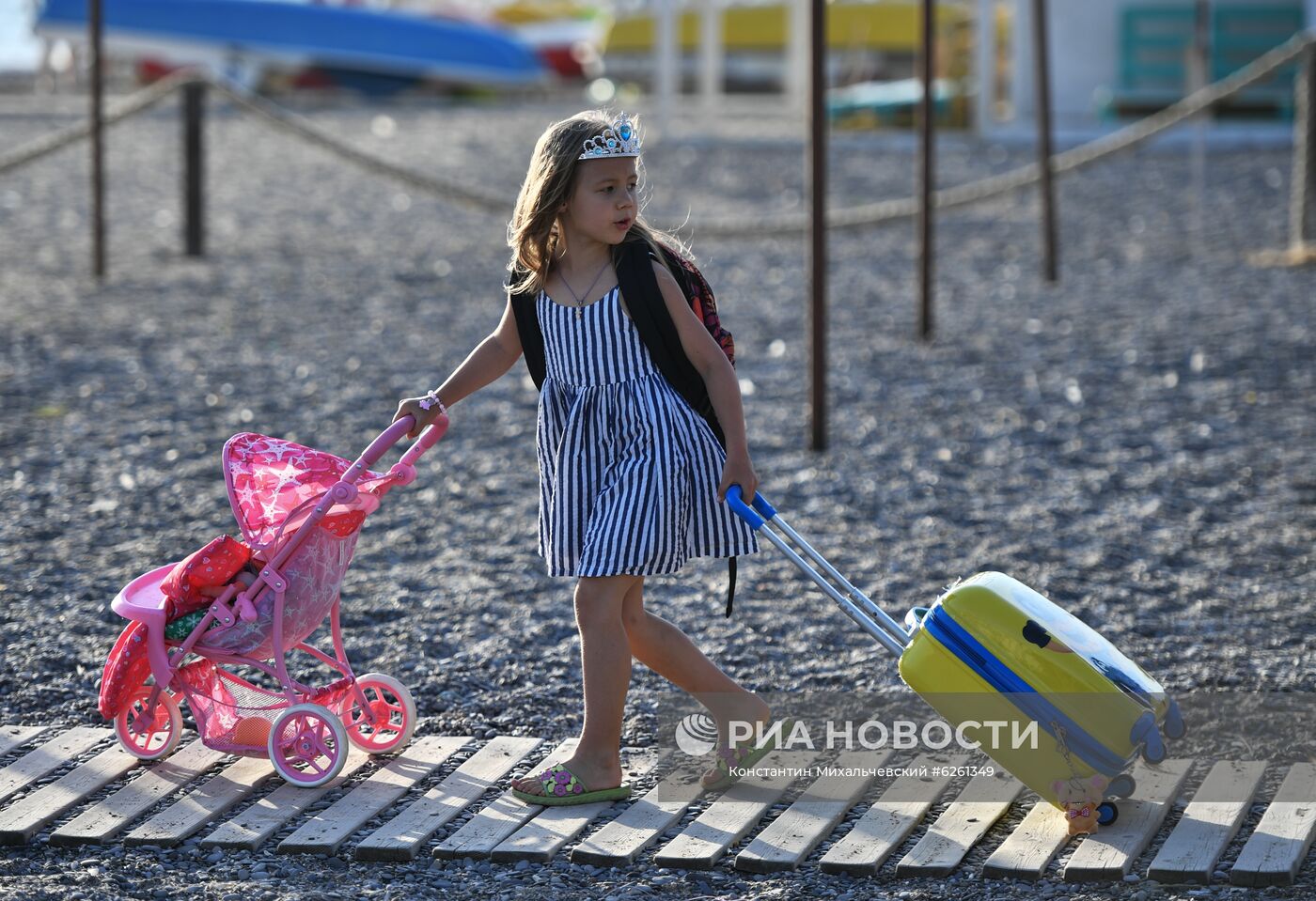 Город Саки в Крыму в преддверии курортного сезона