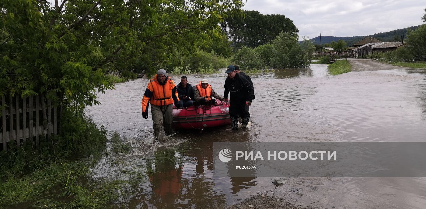 Подтопления в Красноярском крае