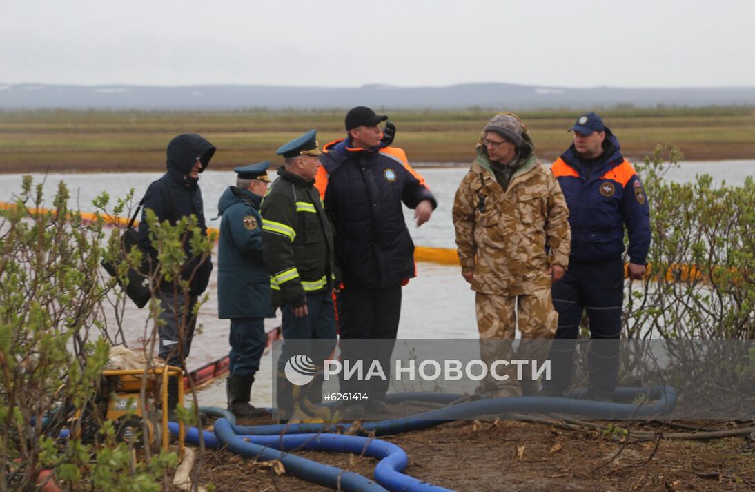 Ликвидация последствий ЧС в Норильске