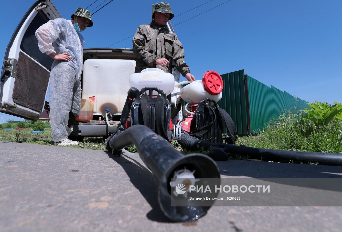 Уничтожение борщевика в Тульской области 