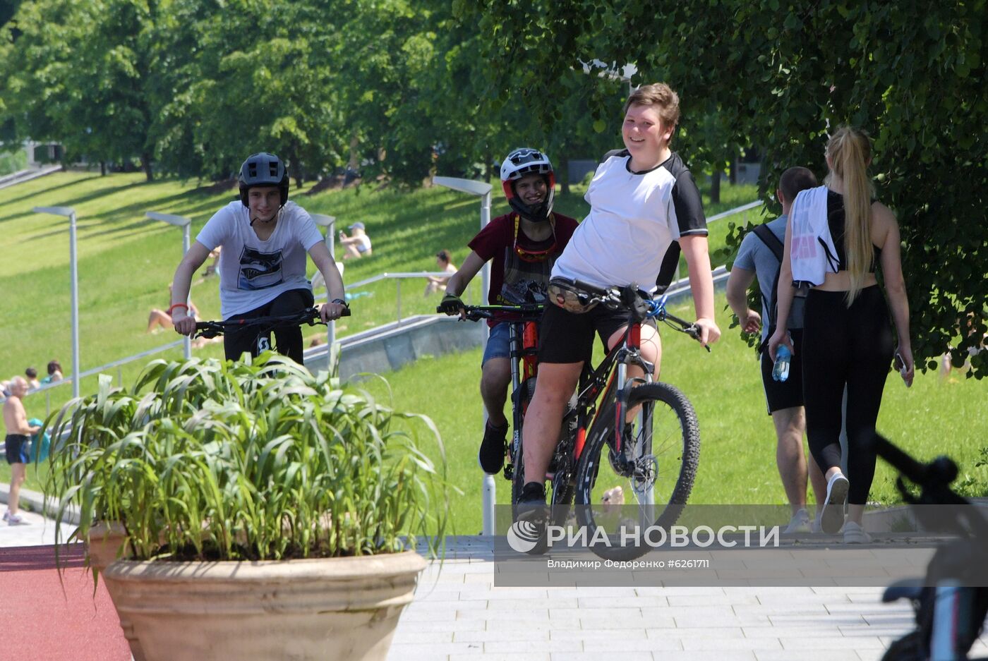 Отдых горожан в Москве