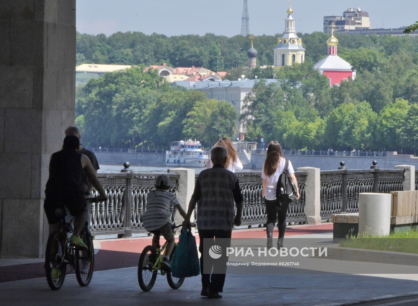 Отдых горожан в Москве