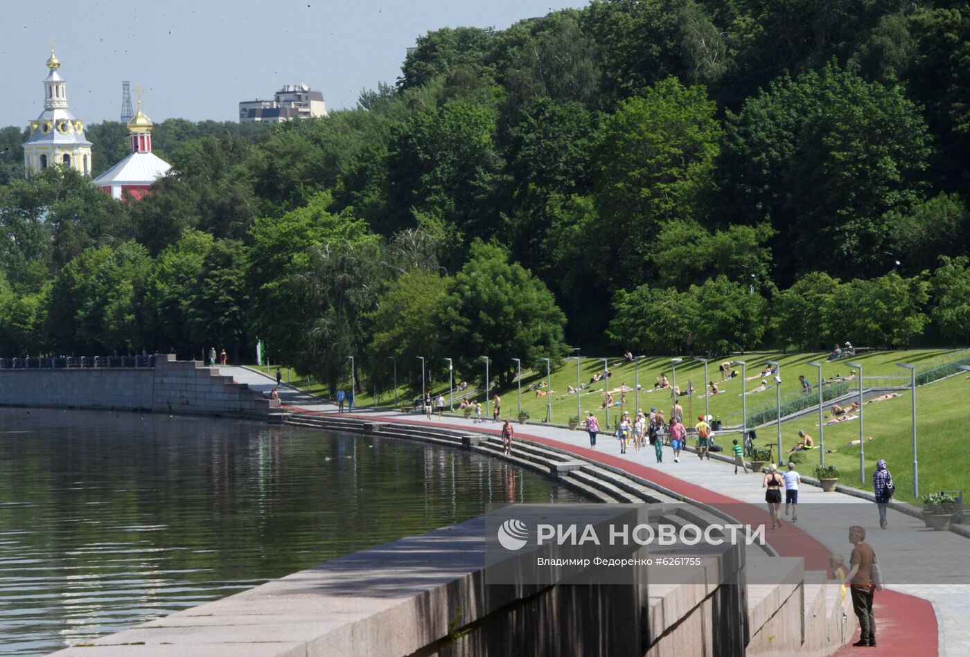 Отдых горожан в Москве