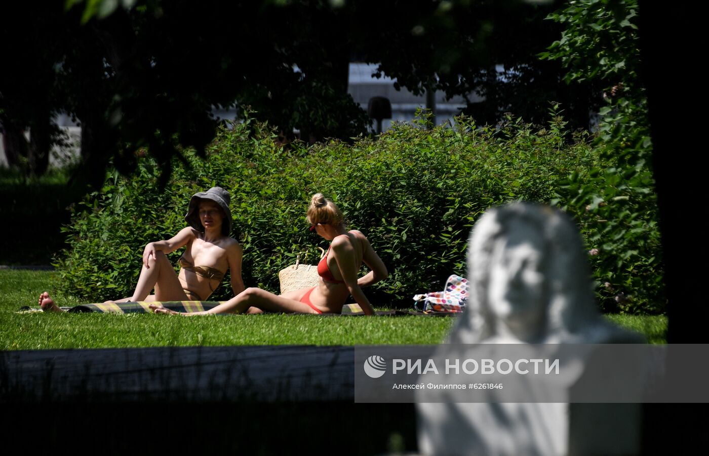 Отдых горожан в Москве