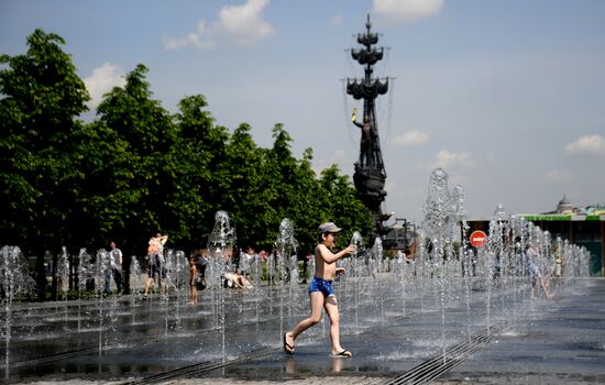 Отдых горожан в Москве