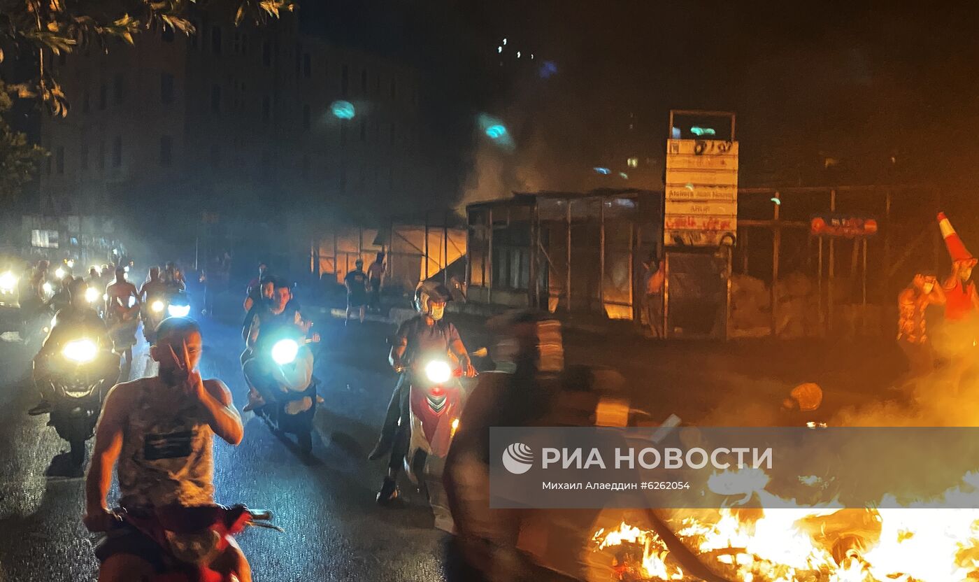 Волнения в Бейруте