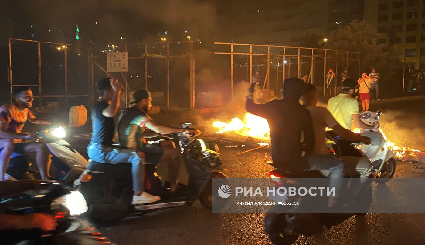 Волнения в Бейруте