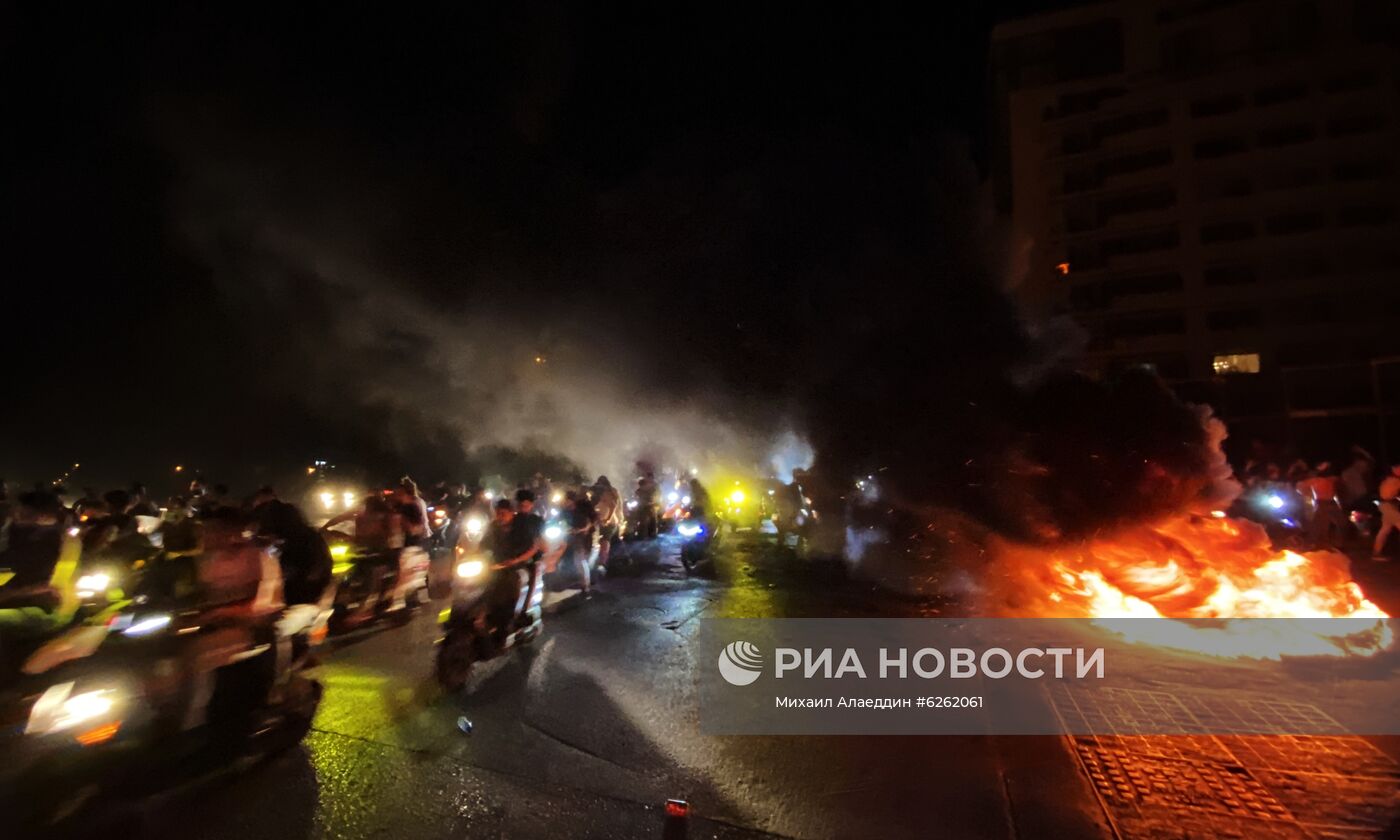 Волнения в Бейруте