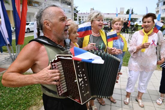 Празднование Дня России 