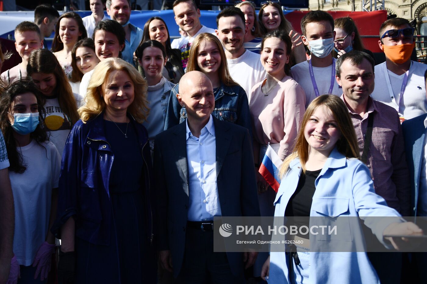 Праздничный концерт "Мы - вместе!" на Красной площади