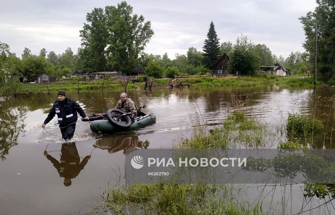 Подтопления в Красноярском крае