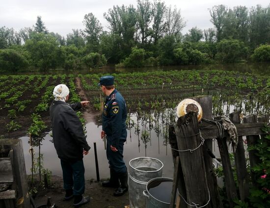 Подтопления в Красноярском крае