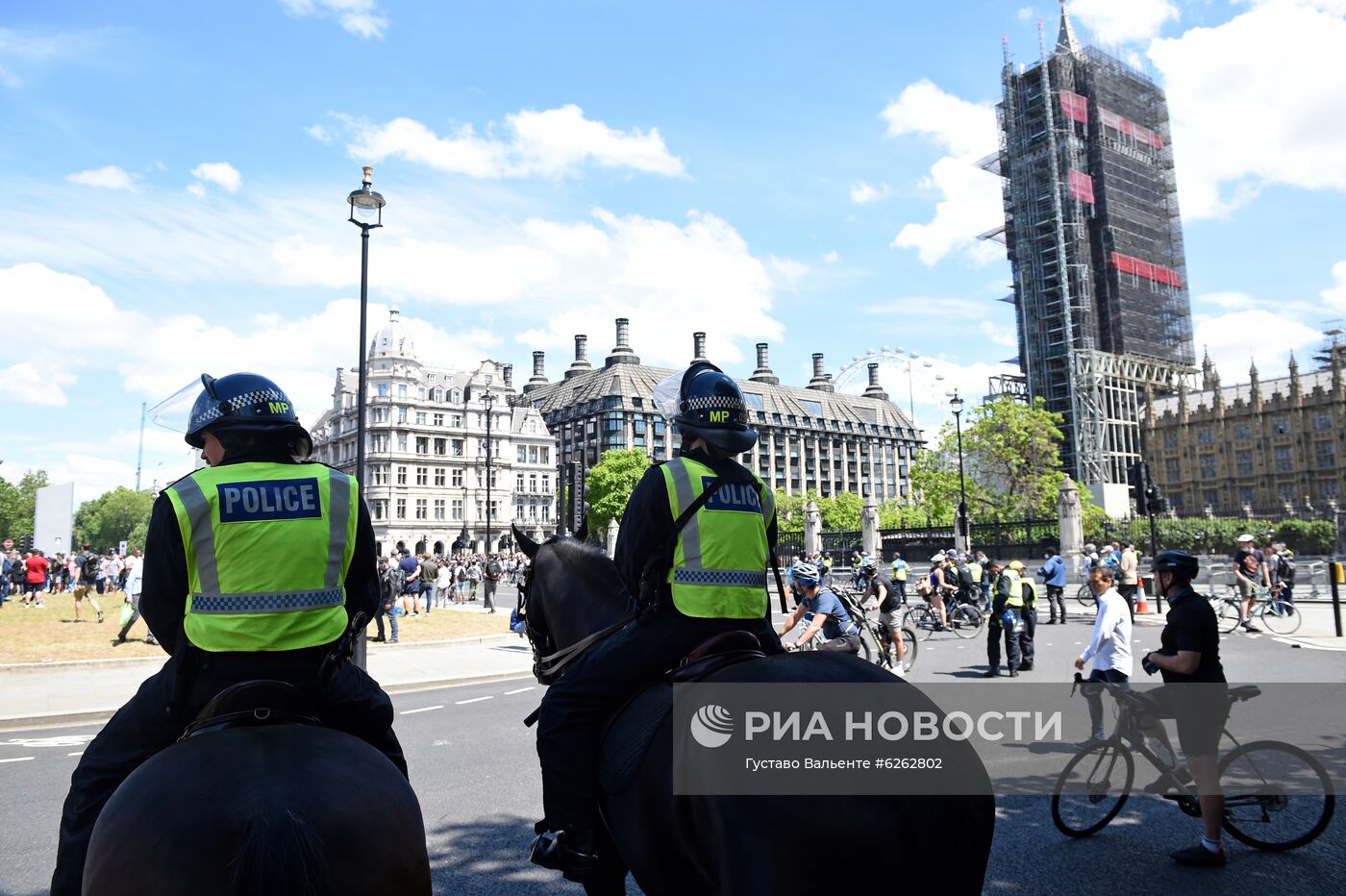 Протесты против полицейского произвола в Великобритании