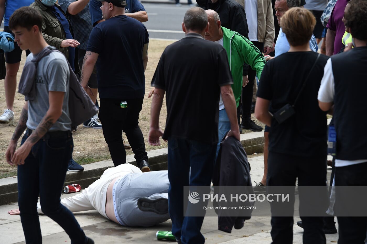 Протесты против полицейского произвола в Великобритании