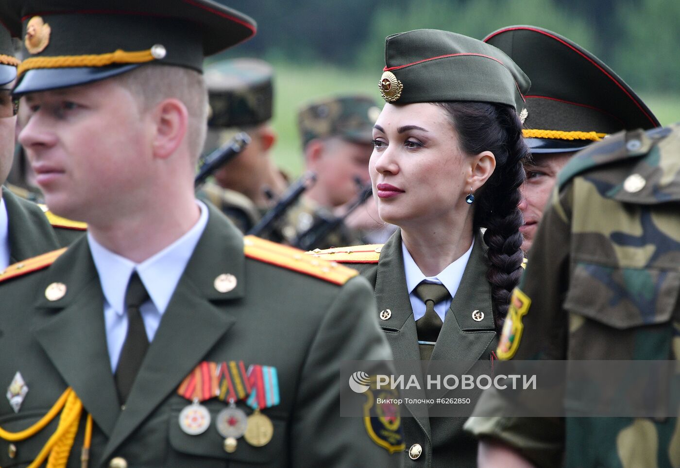 Принятие присяги военнослужащими вооруженных сил Белоруссии