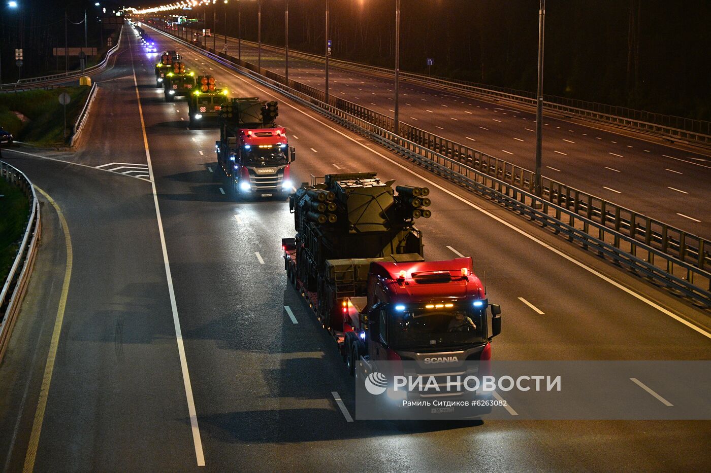 Передислокация военной техники в Москву для участия в параде Победы