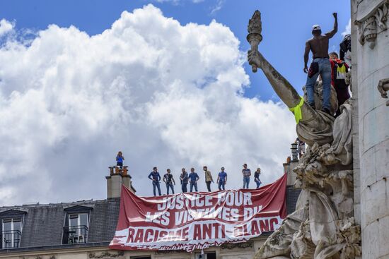 Протесты против действий полиции в отношении темнокожих во Франции