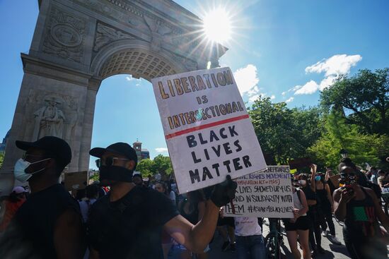 Протесты в Нью-Йорке