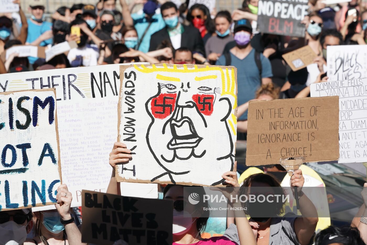 Протесты в Нью-Йорке