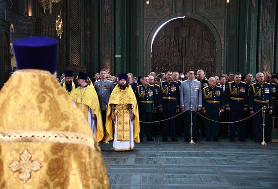 Освящение главного храма Вооруженных сил РФ в парке "Патриот" 