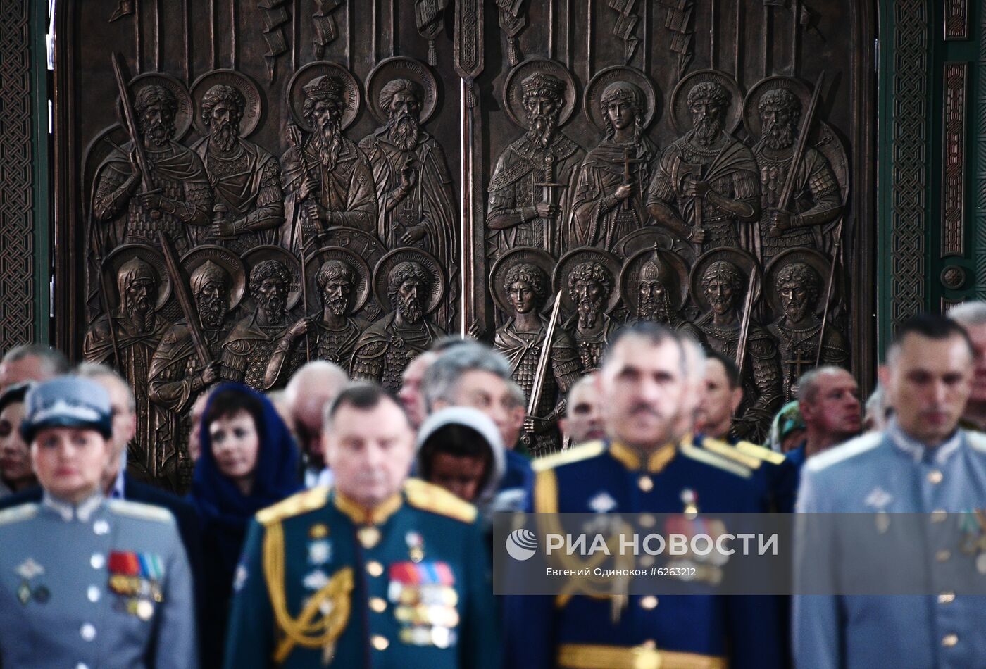 Освящение главного храма Вооруженных сил РФ в парке "Патриот" 