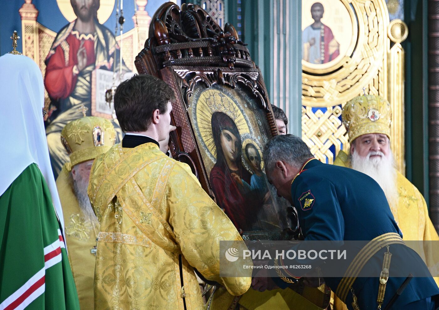 Освящение главного храма Вооруженных сил РФ в парке "Патриот" 