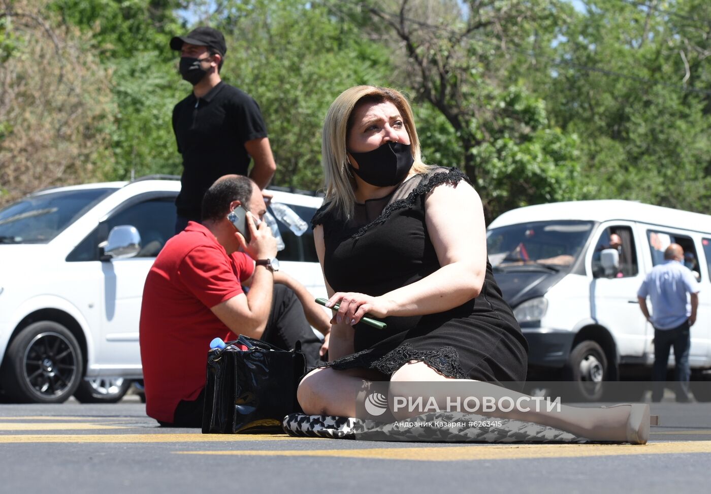 Акция в поддержку депутата и предпринимателя Г. Царукяна в Ереване