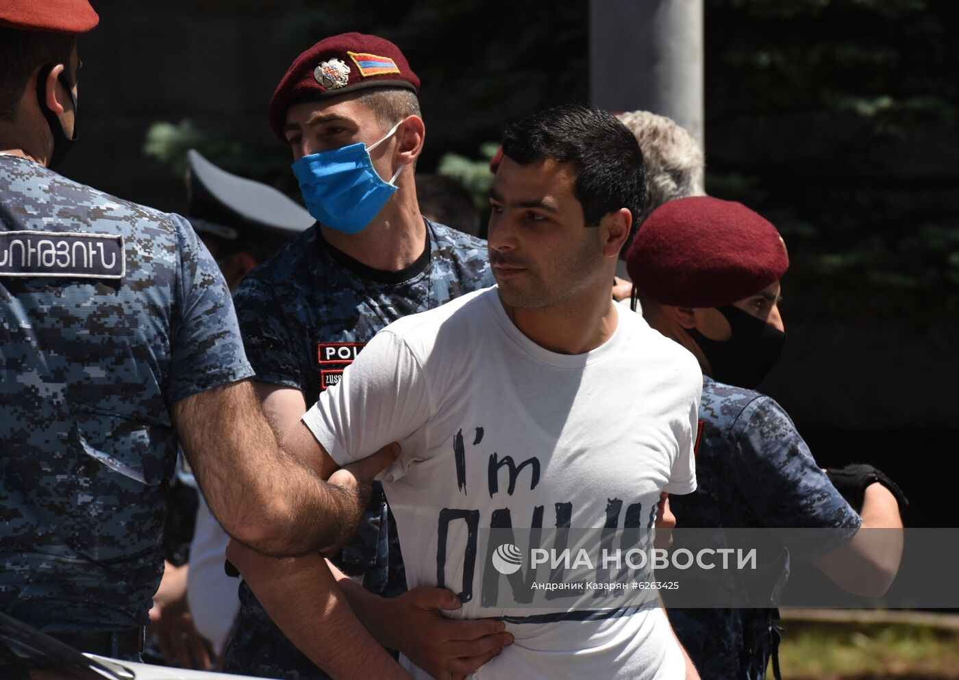 Акция в поддержку депутата и предпринимателя Г. Царукяна в Ереване
