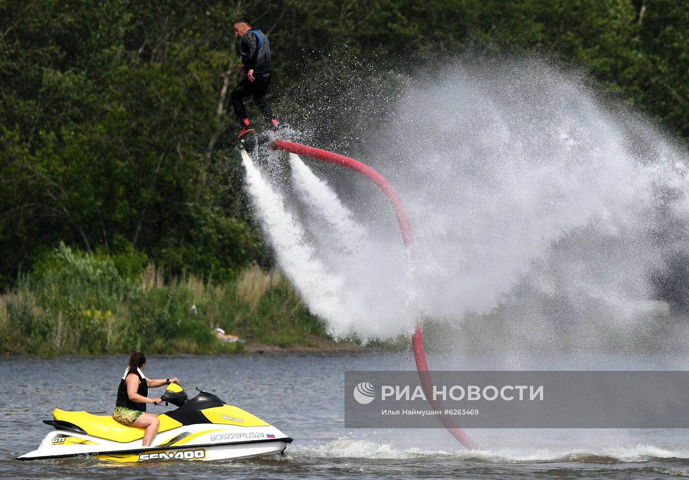 Летний отдых жителей Красноярска во время режима самоизоляции