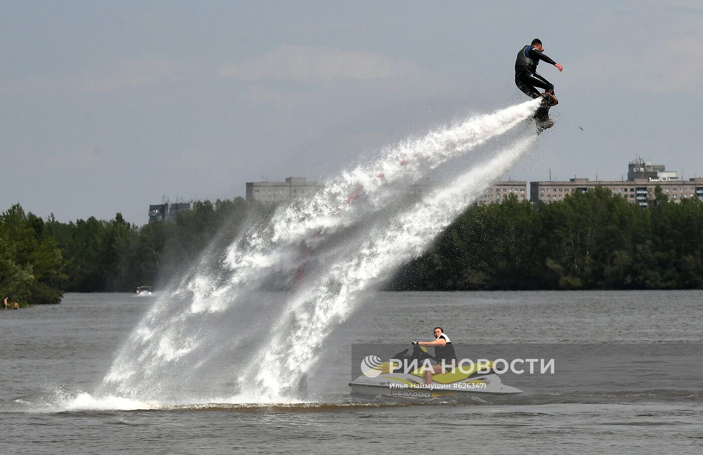 Летний отдых жителей Красноярска во время режима самоизоляции