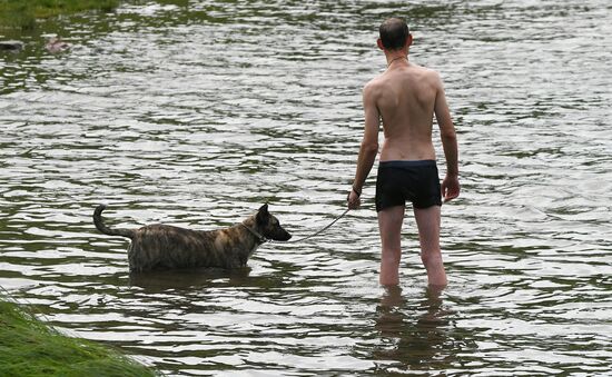 Летний отдых жителей Красноярска во время режима самоизоляции