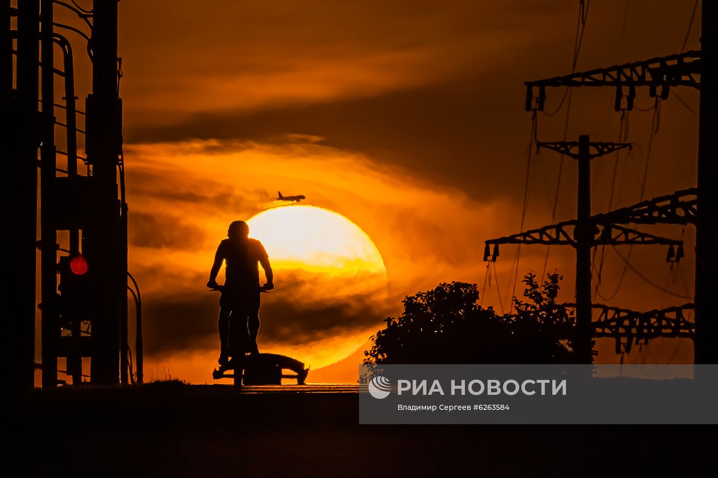 Закат в Москве