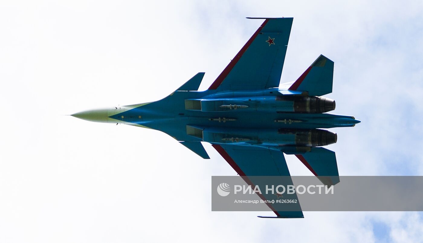 Репетиция воздушной части парада Победы