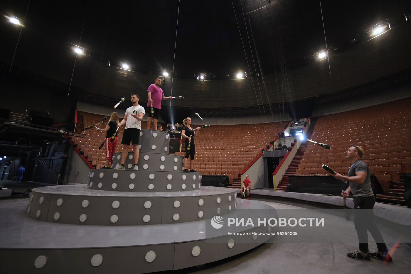 Возобновление репетиций в Большом Московском цирке