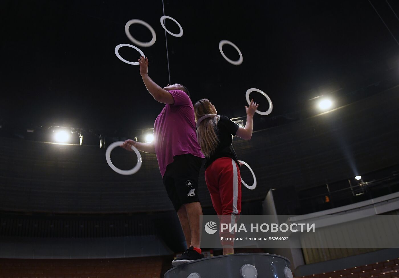 Возобновление репетиций в Большом Московском цирке