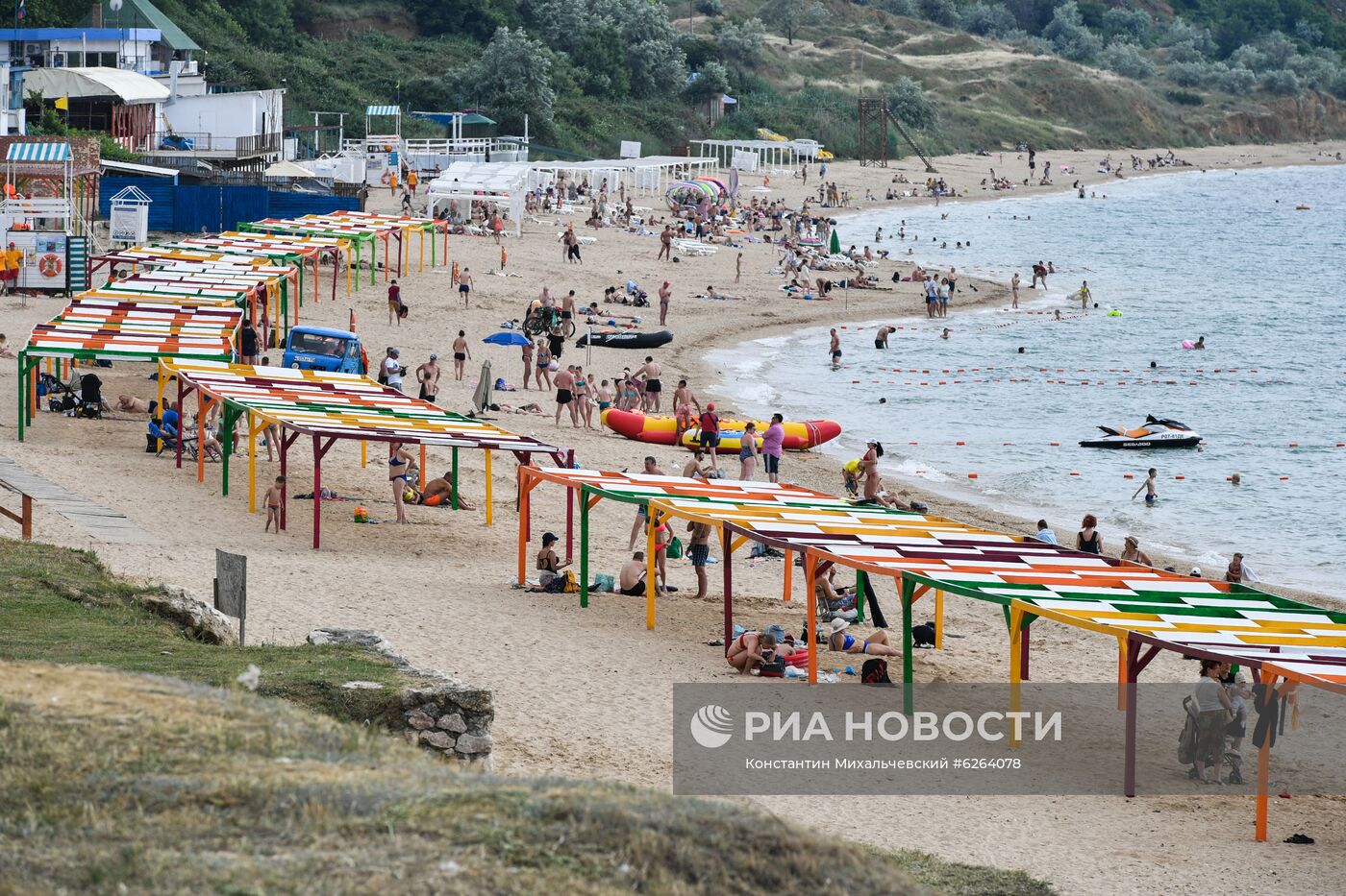 Открытие купального сезона и включение фонтанов в Севастополе