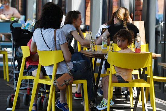 Открытие летних веранд в Москве