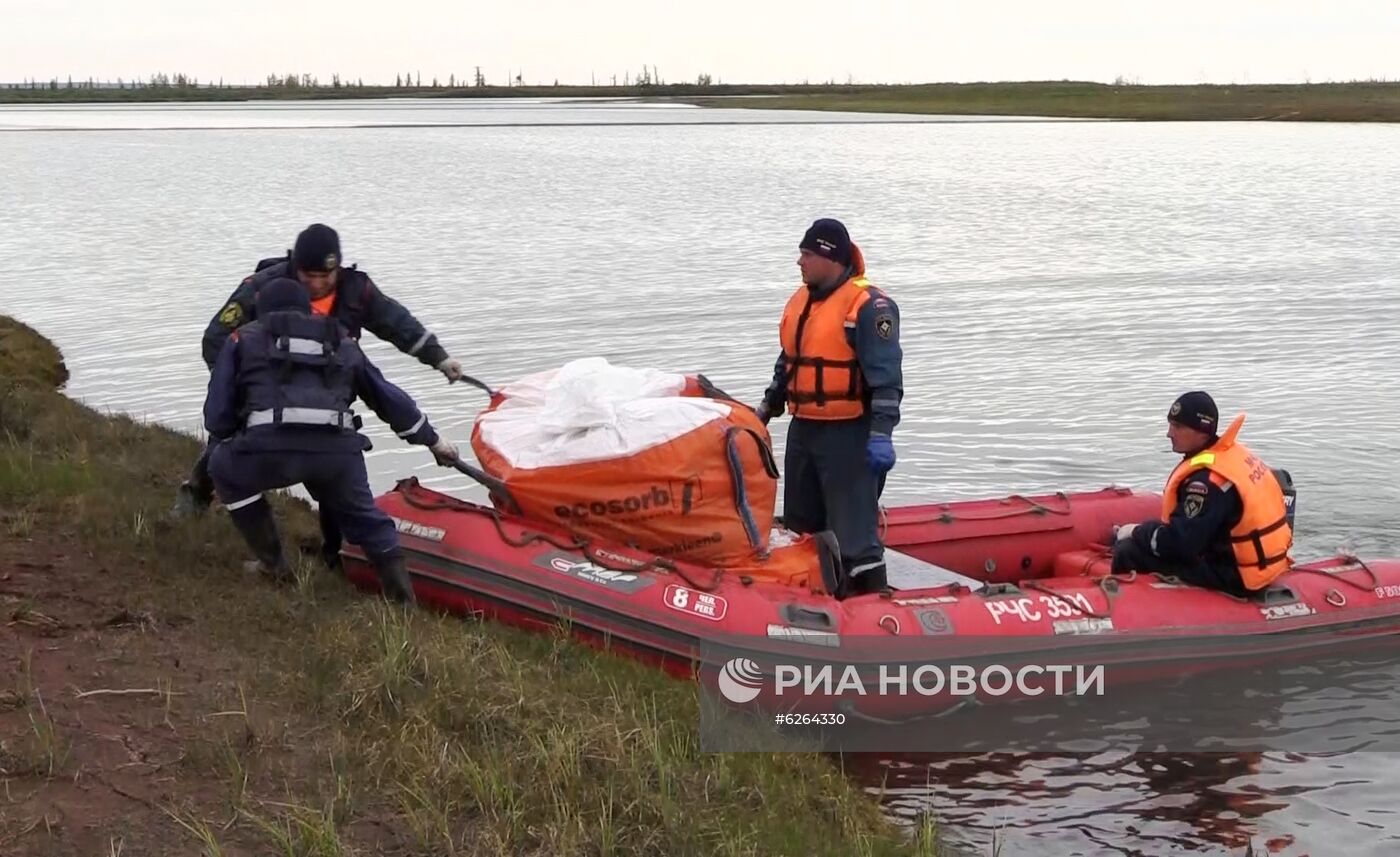 Продолжается ликвидация ЧС в Норильске