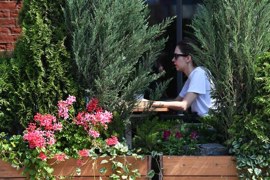 Открытие летних веранд в Москве