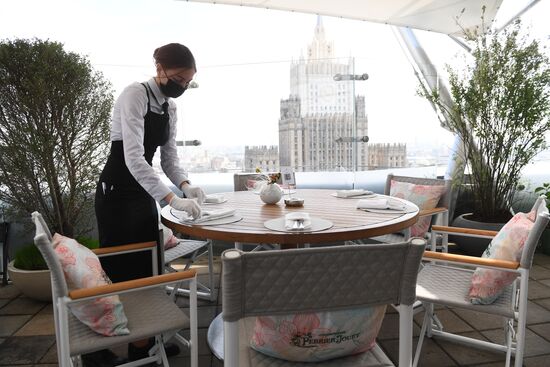 Открытие летних веранд в Москве