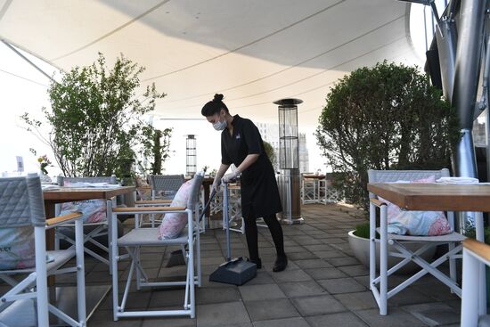 Открытие летних веранд в Москве