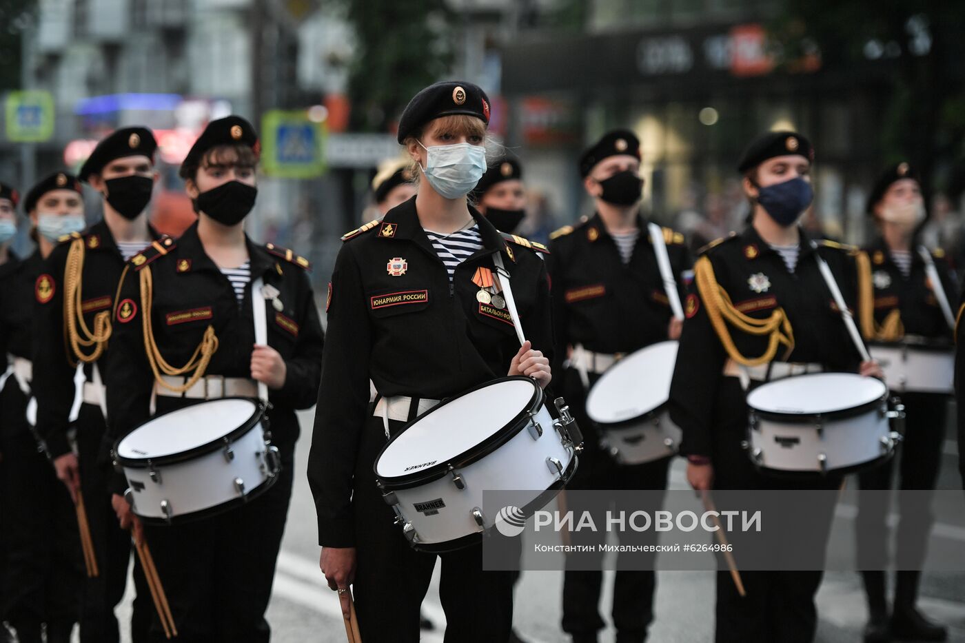 Репетиция парада Победы в Симферополе