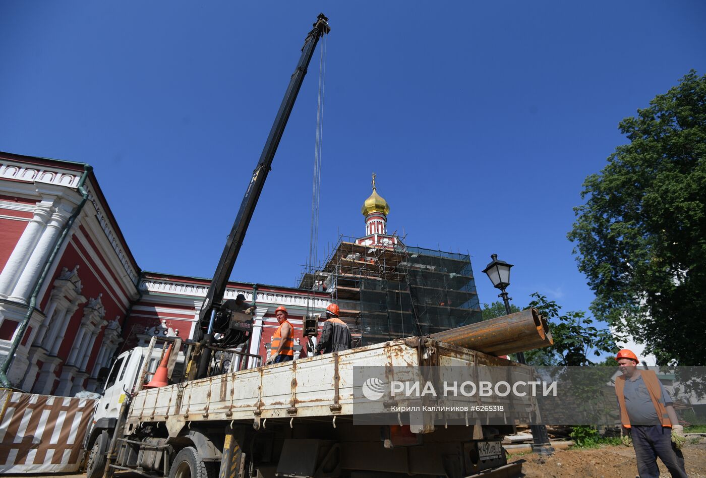 Реставрация Новодевичьего монастыря 