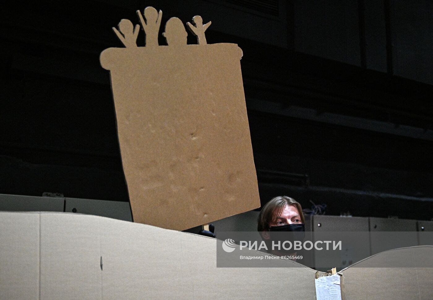 Репетиция в Театре кукол им. Образцова