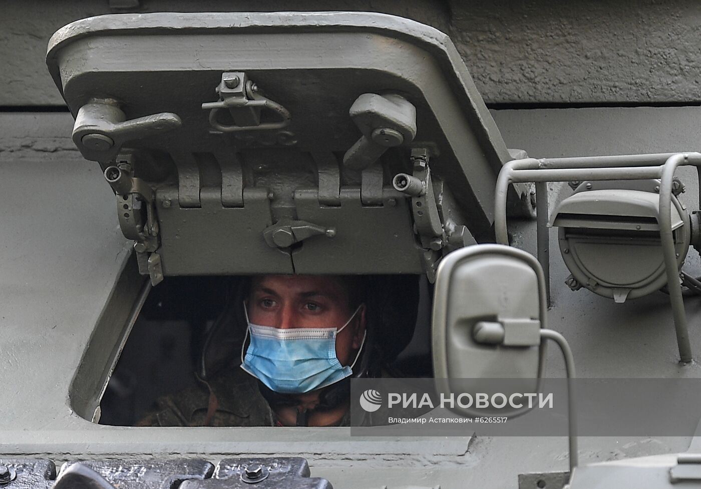 Ночная репетиция парада Победы в Москве
