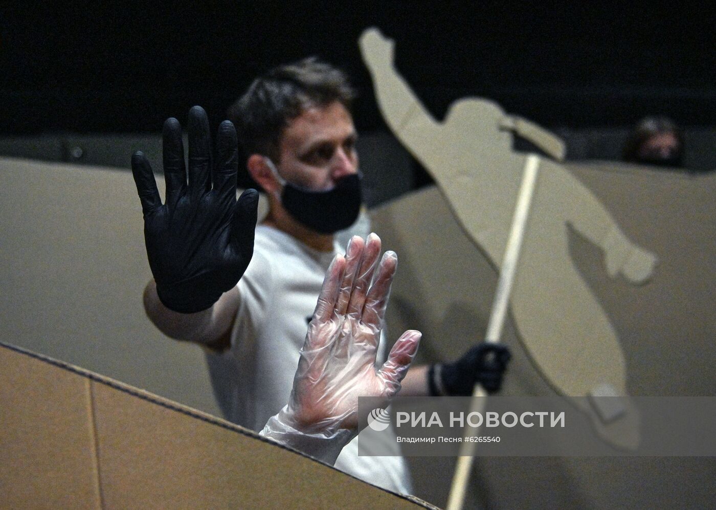 Репетиция в Театре кукол им. Образцова