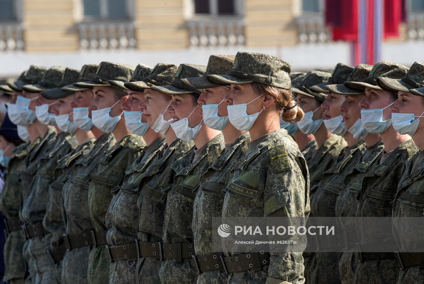 Репетиция парада Победы в городах России