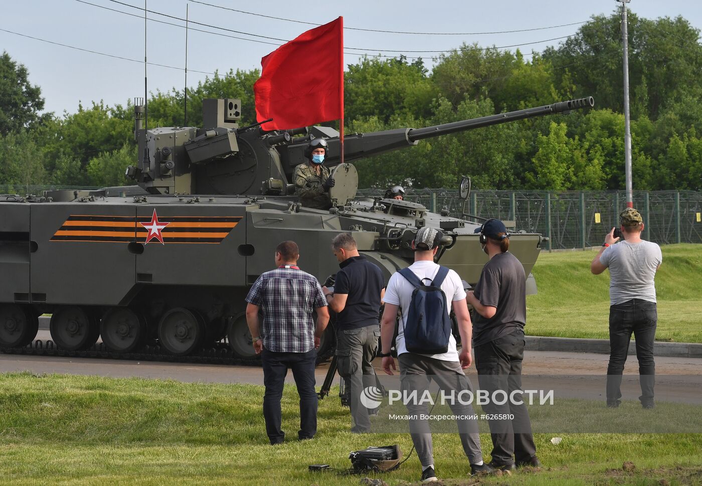 Ночная репетиция парада Победы в Москве