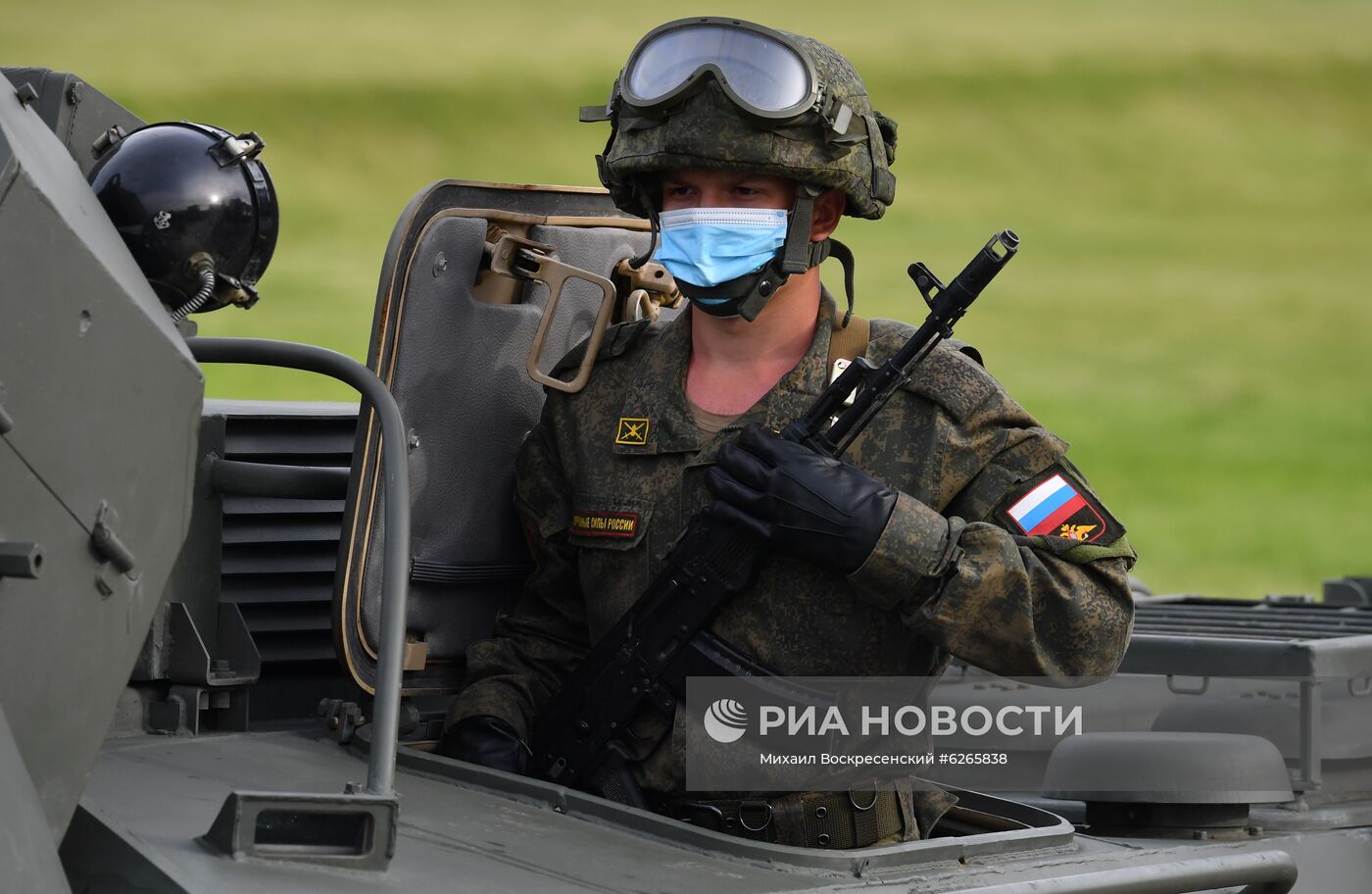 Ночная репетиция парада Победы в Москве