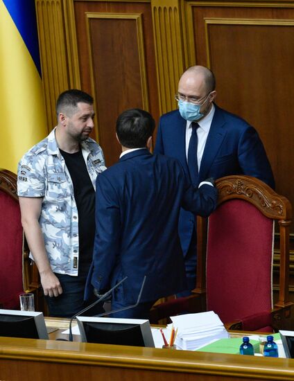 Заседание Верховной рады Украины